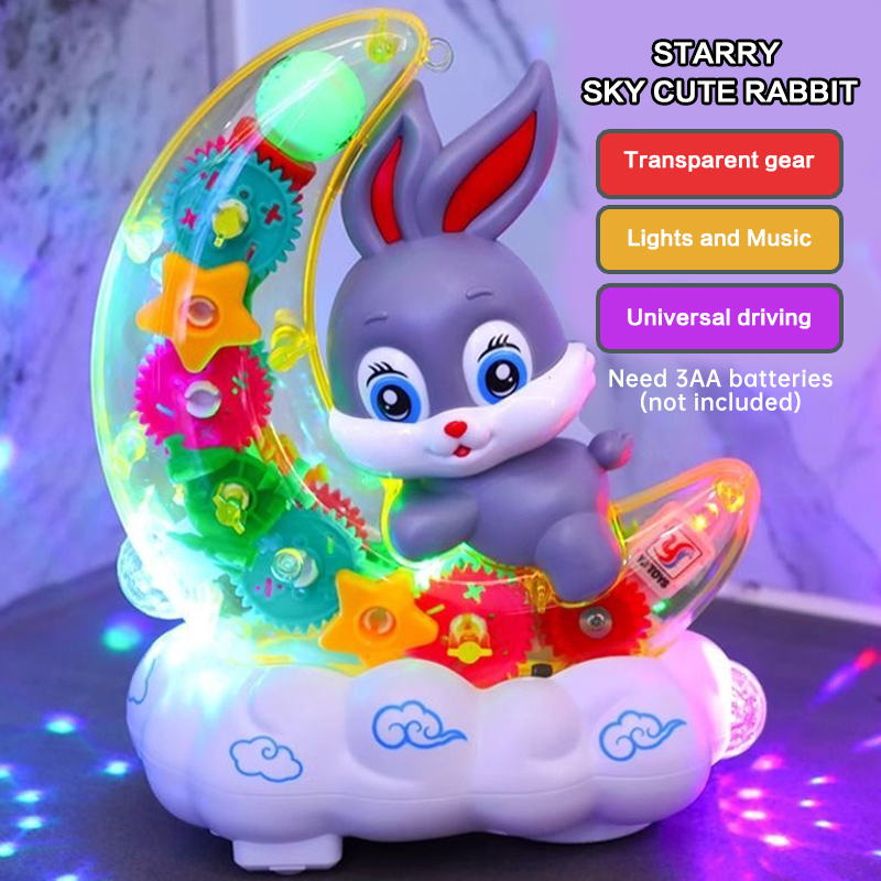 Baby Gear - لعبة سكوتر كهربائية على شكل أرنب