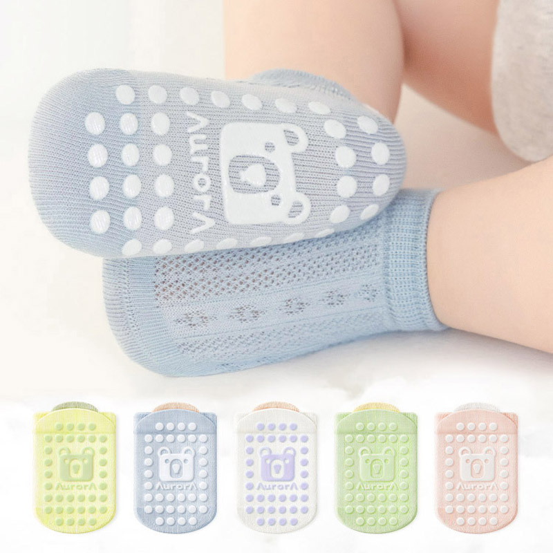 Unisex Baby Socks Non Slip - 5 أزواج من الجوارب للأطفال غير