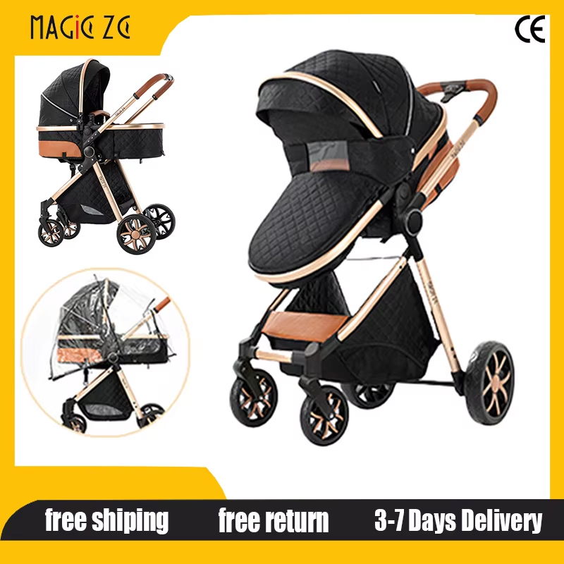 Lightweight Foldable Baby Stroller Compact - عربة أطفال 2 في 1 خفيفة