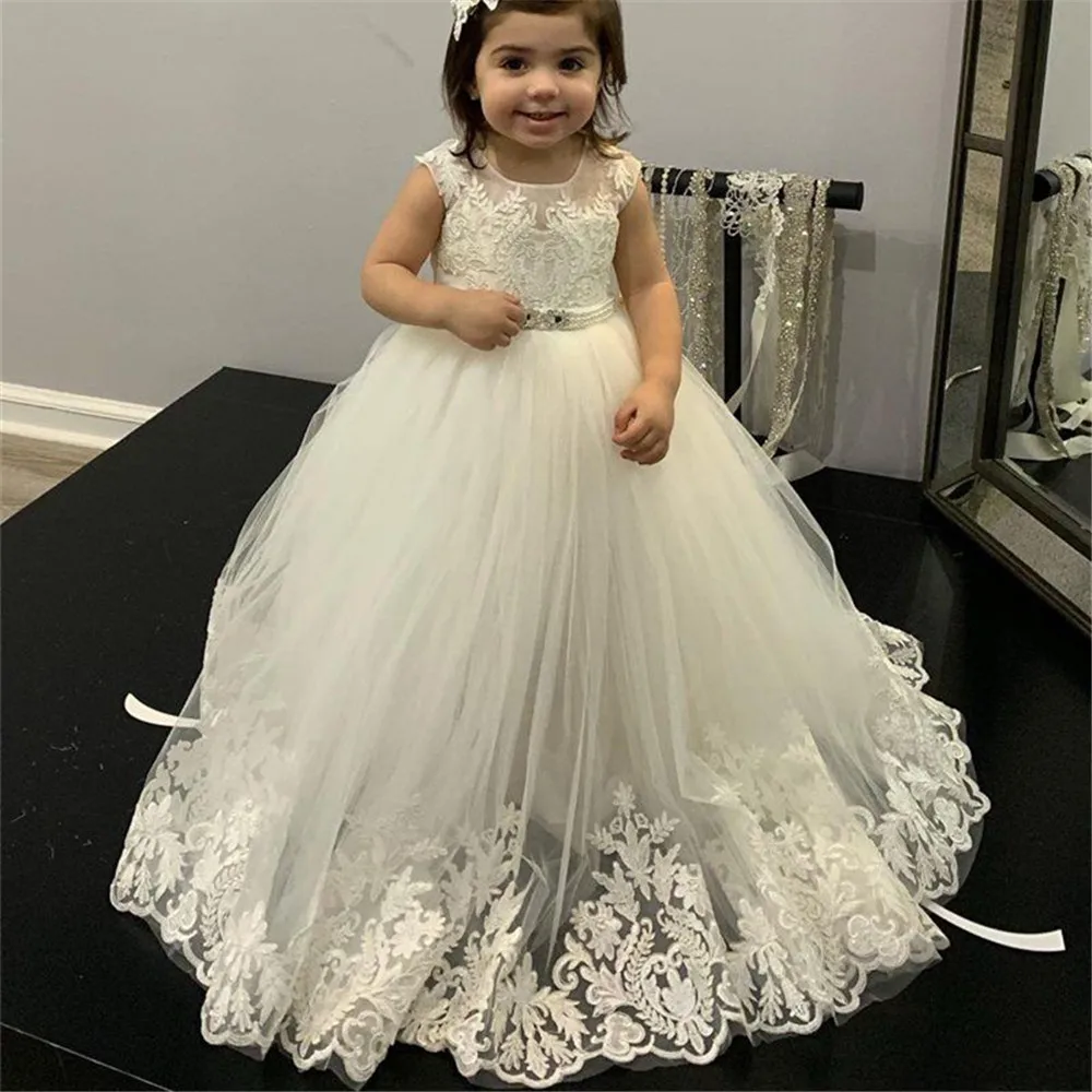 Toddler Girl Tulle Party Dress - فساتين للفتيات الصغيرات من الدانتيل لحفلات