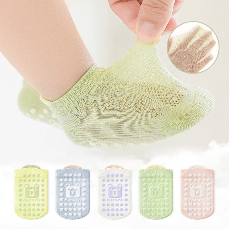 5 أزواج من الجوارب للأطفال غير - مراجعة Unisex Baby Socks Non Slip وسعره