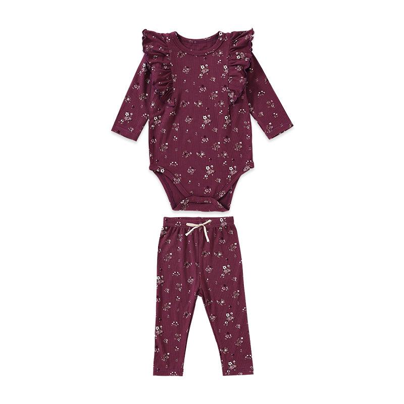 طقم ملابس بناتي حديثي الولادة  - مراجعة Newborn Baby Girl Romper Floral وسعره