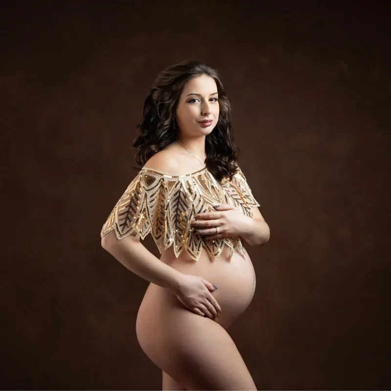 الأمومة التصوير كيب الترتر قمم - مراجعة Maternity Wear وسعره