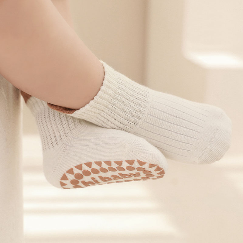 3 أزواج من الجوارب القطنية للأ - مراجعة Unisex Baby Socks Non Slip وسعره