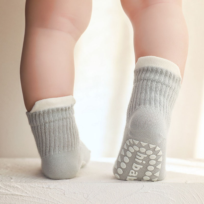 3 أزواج من الجوارب القطنية للأ - مراجعة Unisex Baby Socks Non Slip وسعره