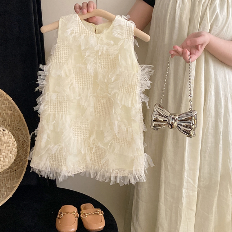 فستان أميرات قطني بدون أكمام ب - مراجعة Toddler Girl Tulle Party Dress وسعره