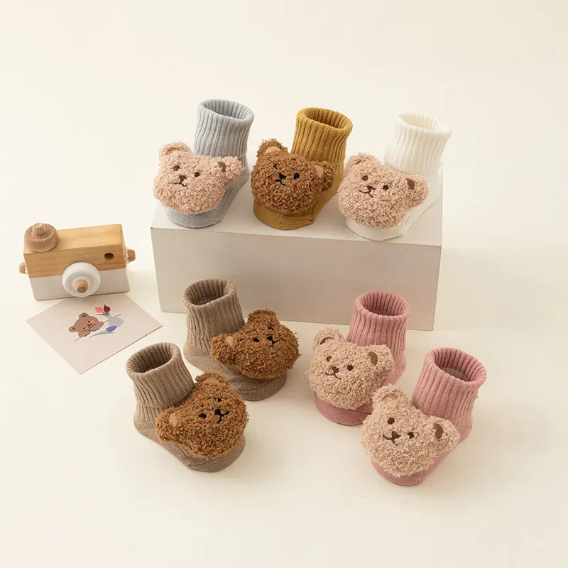 جورب فروي سميك دافئ أول مشاية  - مراجعة Unisex Baby Socks Non Slip وسعره