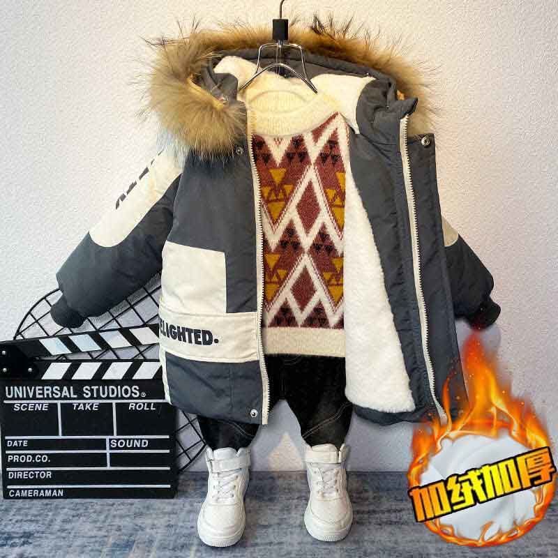 معطف شتوي للأولاد سترة مبطنة ج - مراجعة Toddler Boy Winter Fleece Jacket وسعره