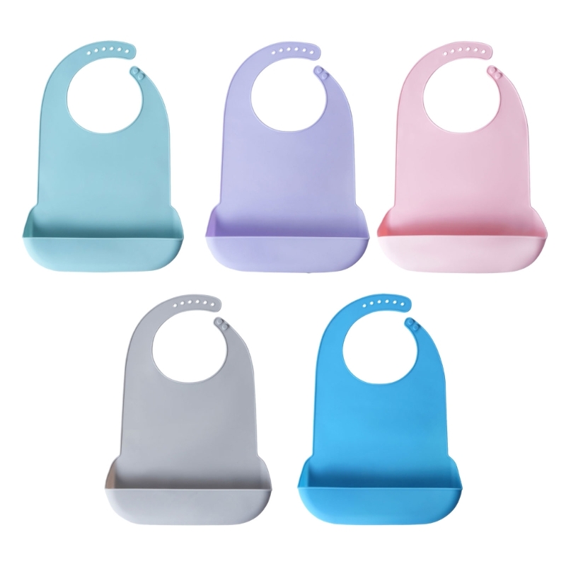 الغذاء الصف سيليكون الكبار مري - مراجعة Waterproof Baby Bibs Silicone وسعره