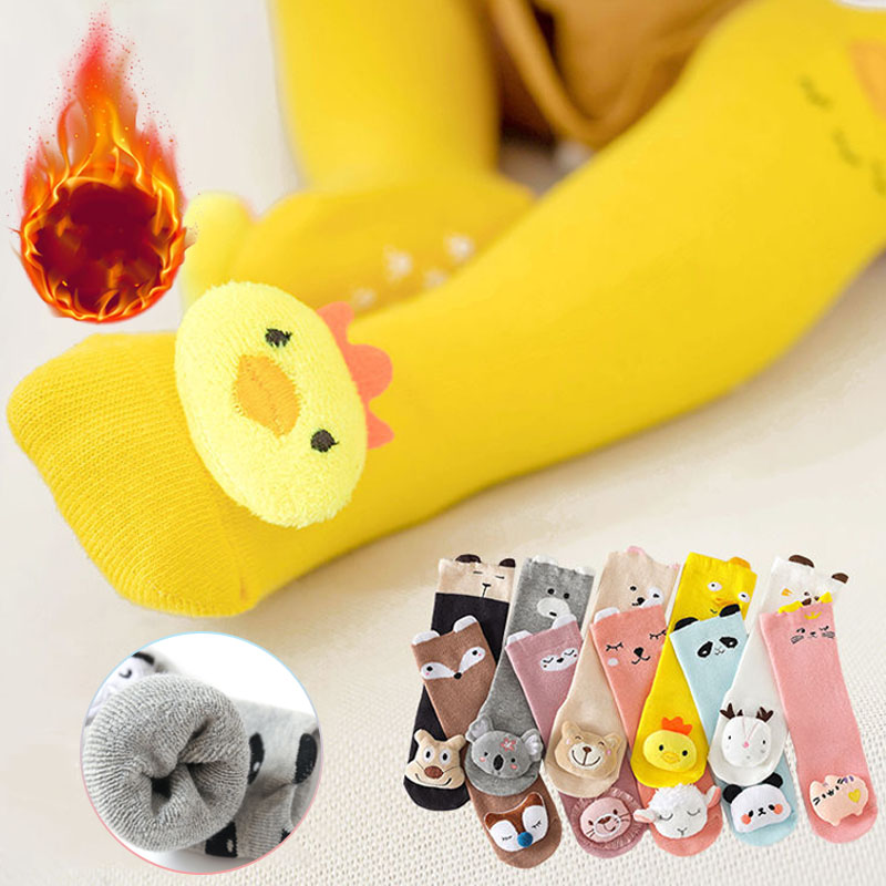 الشتاء سميكة القطن الاطفال الج - مراجعة Unisex Baby Socks Non Slip وسعره