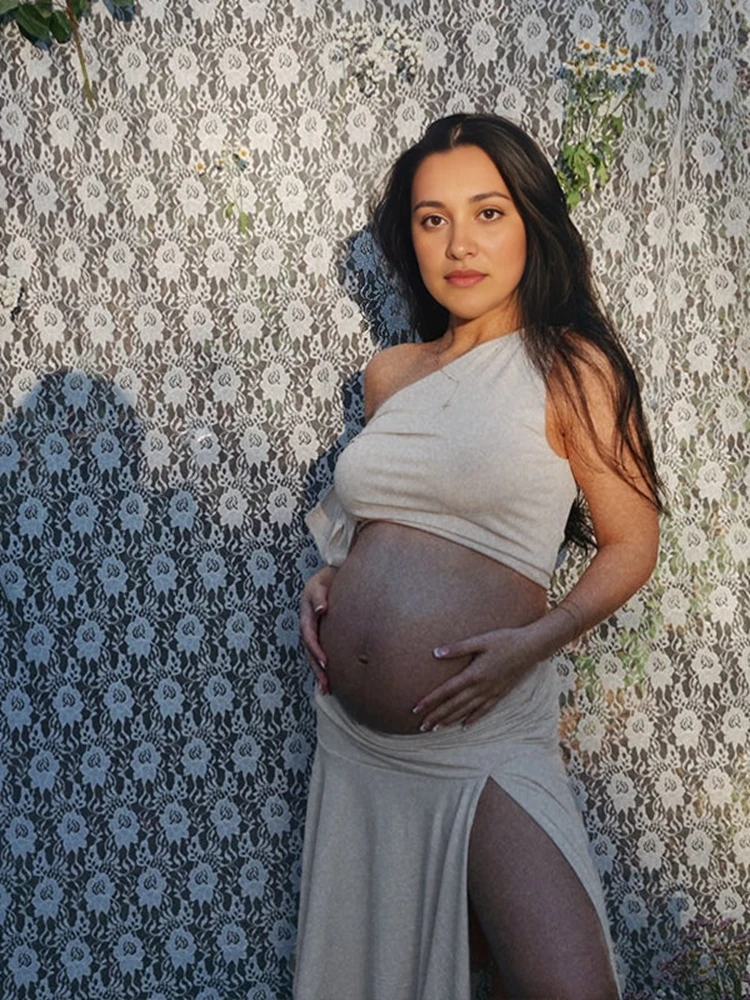 قبالة الكتف فساتين للحمل التقط - مراجعة Maternity Wear وسعره